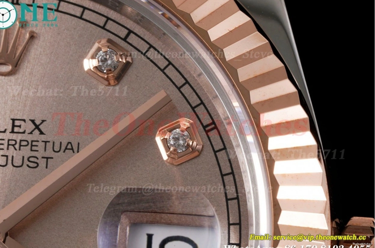 Datejust VR3235 Dia 904L SS RG 41mm 126331 King Rose Oyster 0519